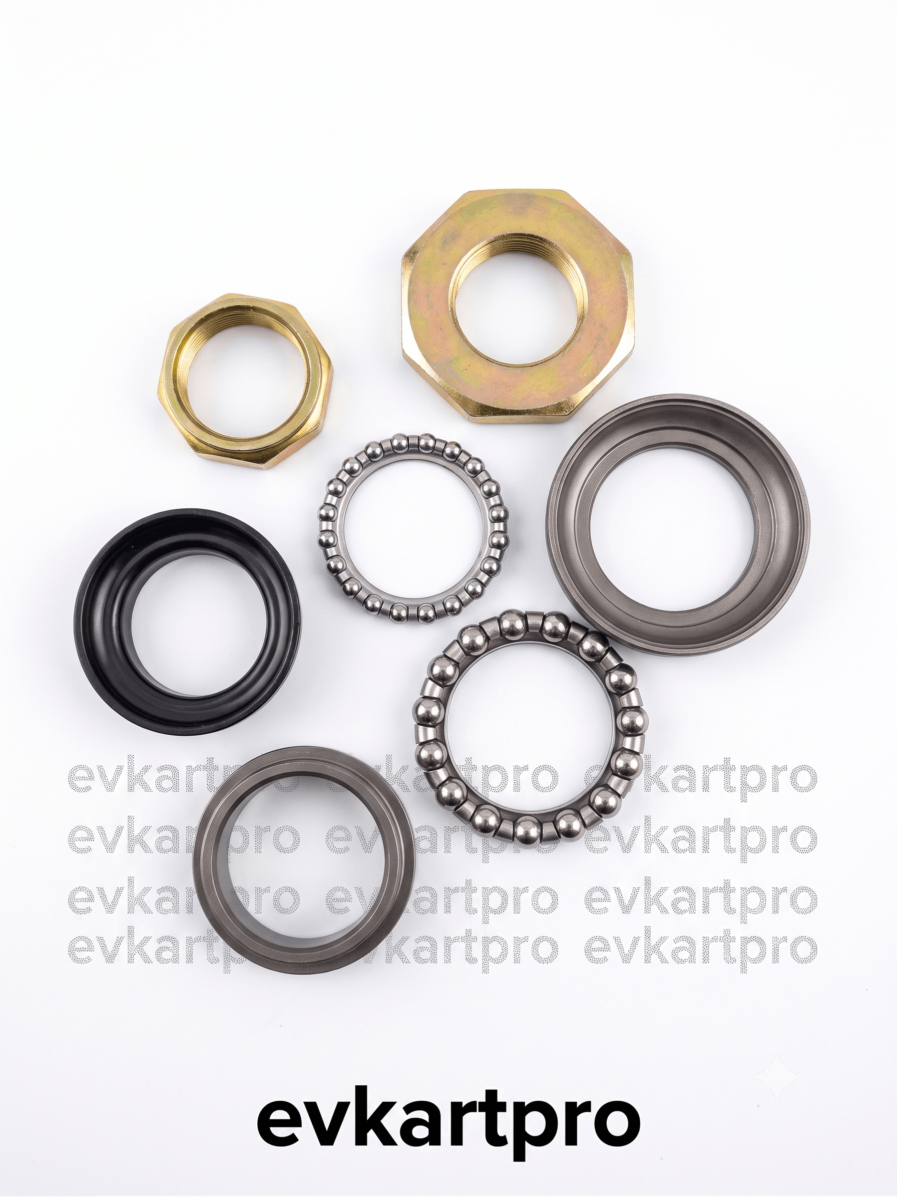 Premium EV Front Fork Steering Cone Set (Racer Kit) with Ball Bearings for Hero Optima, Hero Nyx, Pure EV Scooters for electr