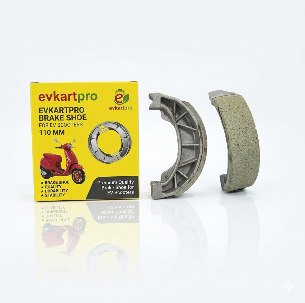 110mm Performance Drum Brake Shoe (Yellow Series) – Heavy-Duty Stopping Power electric scooter spare brake part