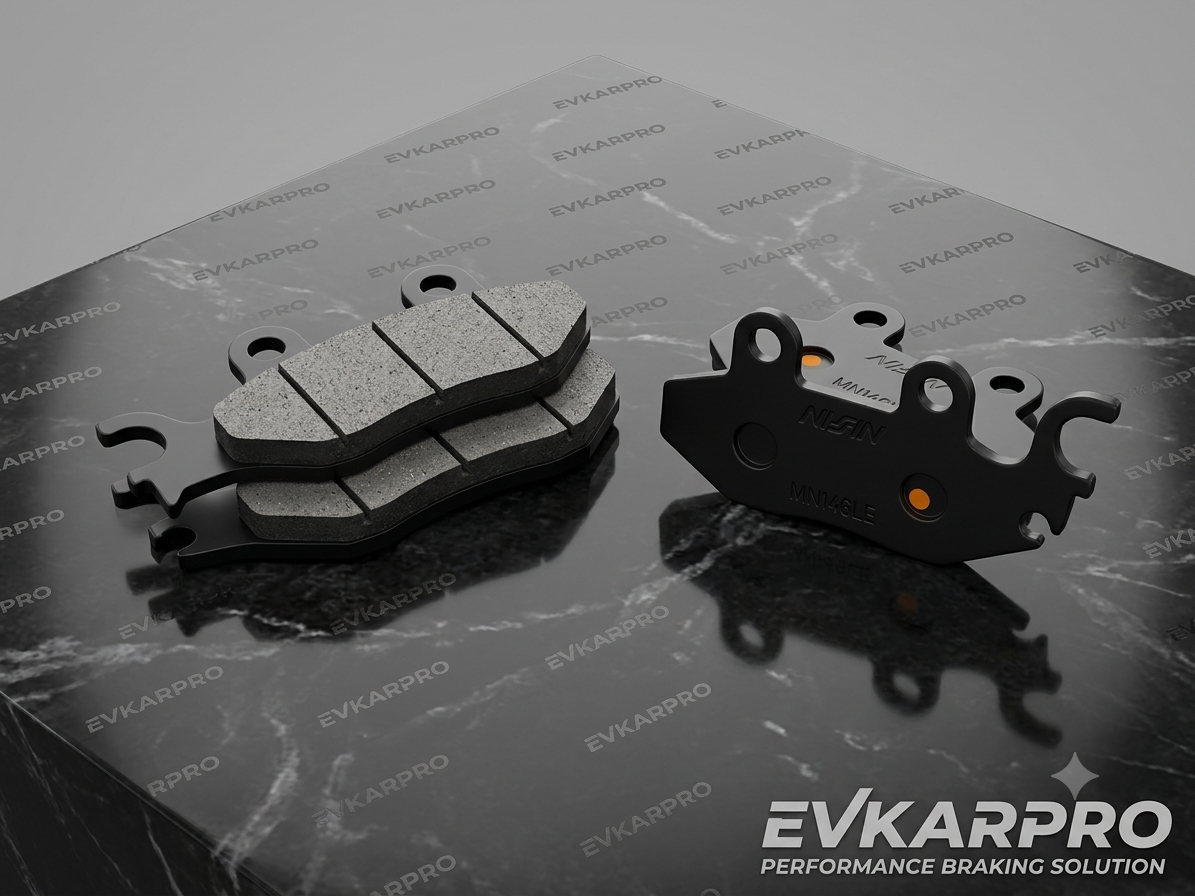 EVKARPRO Premium Front Brake Pads for OLA S1 Pro & S1 Air Electric Scooter | High-Performance Ceramic-Sintered Braking Kit el