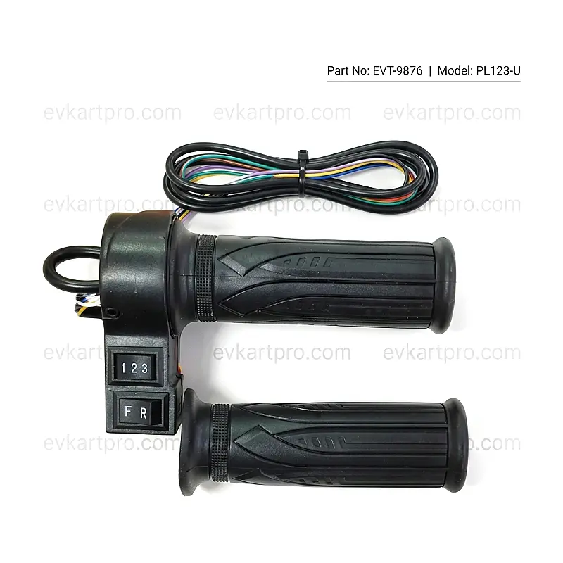 EVKart Pro Series Throttle  1 2 3+ Reverse Forward for electric scooter and EV parts buyers